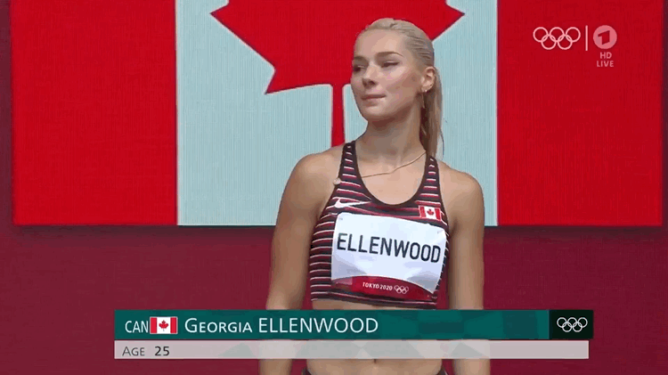 vlahocatelli agenda — Georgia Ellenwood at the Tokyo Summer Olympics...