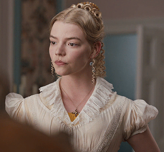 Anya Taylor-Joy as Emma Woodhouse in Emma. (2020) dir. Autumn de Wilde.