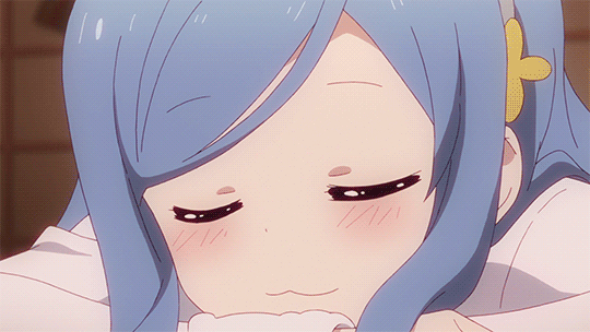 anime sleepy face