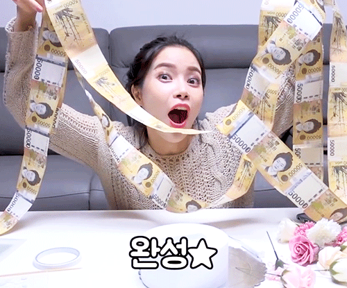 in my room. — this is money yong. reblog in 50 secs and money