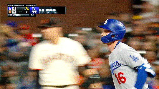 catcher thighs and baseball skies — Will Smith » Hitting the Dodgers' first  home run