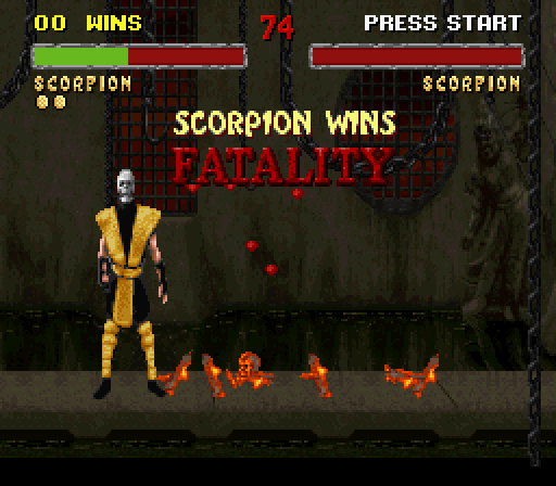 Me Doing Some Excessively Complicated Mortal Kombat II(SNES) Fatalities : r/ MortalKombat