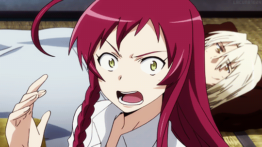 The devil is a part-timer, cute and ship gif anime #1879308 on