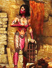 Mortal Kombat Shrine — Mileena & Baraka by Araceli