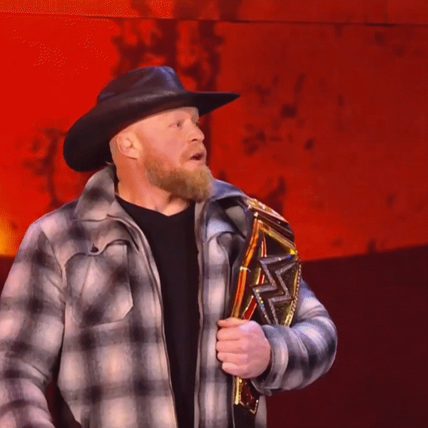 Enjoy #BrockLesnar in a cowboy hat 