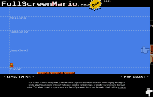 Full Screen Mario, A Browser-Based HTML5 Remake of the Original 'Super Mario  Bros.