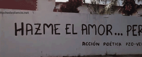 Accion Poetica Hazme El Amor Pero De Tu Vida Siguenos En