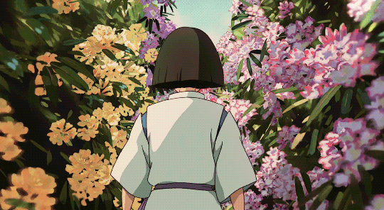 Princess Ghibli — desusuki: 🍃 🌺 Spirited Away: Flower Garden Scene...
