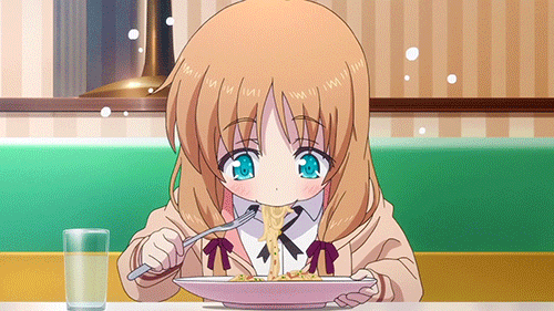 Cute Anime Girls Eating... - Cute Anime Girls Eating Things