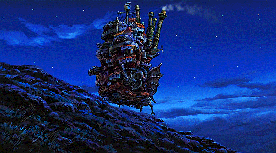 filmgifs — Howl's Moving Castle • ハウルの動く城 (2004) dir. Hayao...