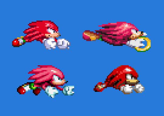 Sonic The Hedgeblog — Comparison of the waiting animation for 'Sonic