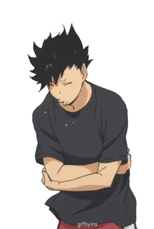 gifbyira — Tetsurou Kuroo’s dorky laugh.gif Haikyuu!! II...