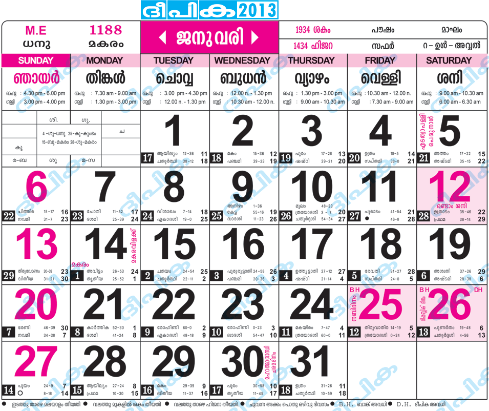 Kollavarsham Project Introduction The Malayalam Calendar Is An