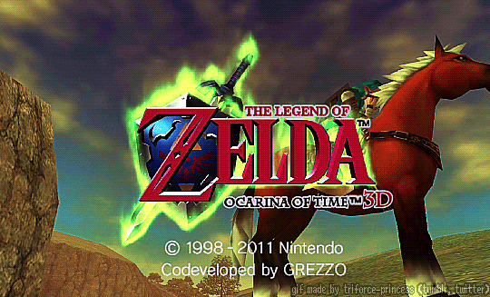 The Legend of Zelda: Ocarina of Time 3D logo by FirzeCrescent on DeviantArt