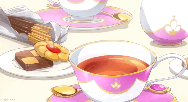 Tea Set Illustration Rogue Anime Teacup Anime Tea In A Teacup Anime Images  Background, Tea Time Pictures, Tea, Teahouse Background Image And Wallpaper  for Free Download