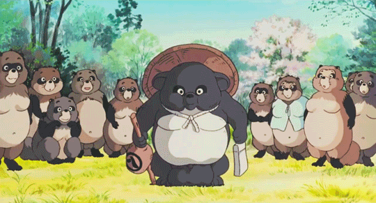 Your daily dose of raccoon happy tanuki tuesday i saw pom poko for the