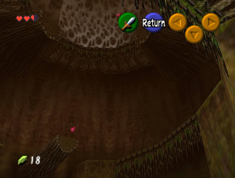 Inside the Deku Tree from The Legend of Zelda Ocarina of Time #Zelda #