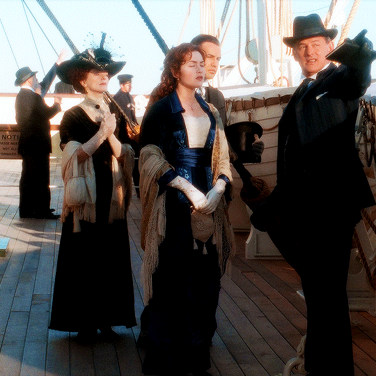 you can always find me in the drift — TITANIC costumes appreciation: ― Rose's  boarding
