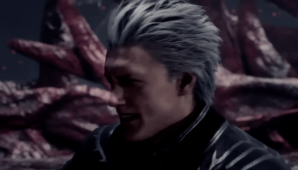 Dante from devil may cry 5 drawn by junji ito