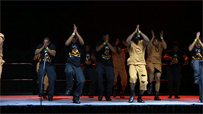 Divine Nine Lover Alphas at NCCU homecoming step show