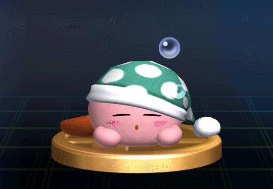Sleep Kirby Kirby Trophies ‘super Smash Bros Nintendo Metro 6604