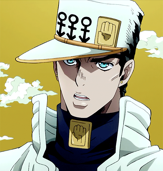 Can anybody merge these two pics together with Star Platinum being behind  Jotaro ? Thanks in advance. :) : r/StardustCrusaders