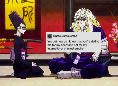 You must learn to join the dance — Hunter x Hunter + text posts and stuff