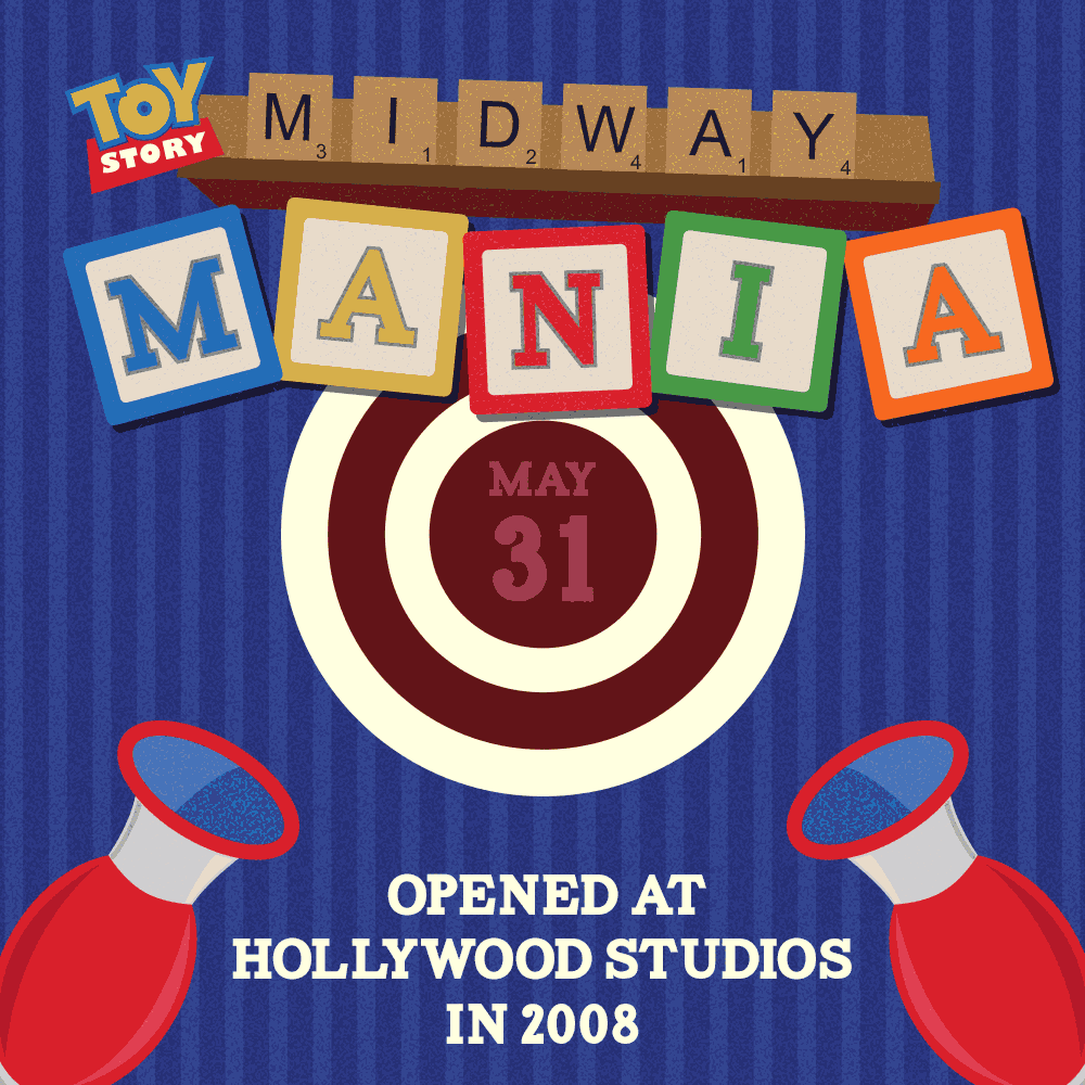 Disney — Toy Story Midway Mania opened at Hollywood Studios...