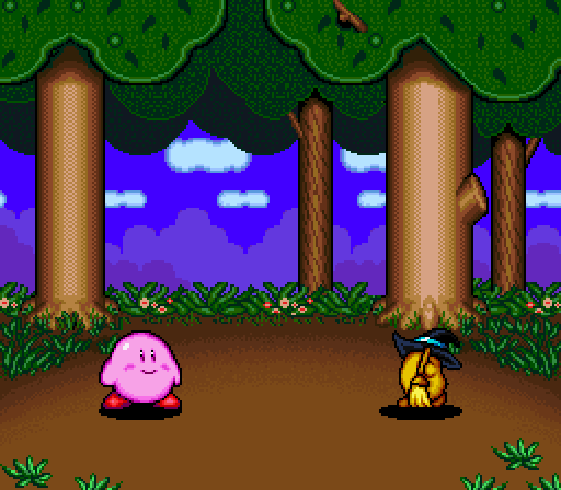 Awww Yeah Kirby of the Stars! — nintendometro: Kirby meeting Broom Hatter  from...