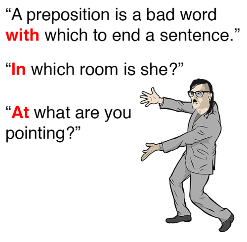 Ending a Sentence with a Preposition