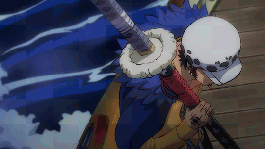 One Piece 585 - Trafalgar Law Lifts Marine Warship [Ope Ope No Mi] HD -   on Make a GIF