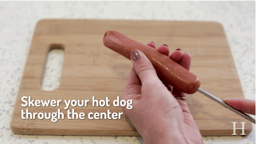 Curl-a-dog Spiral Hot Dog Slicer  WATCH: Your #Gourdo's way to do