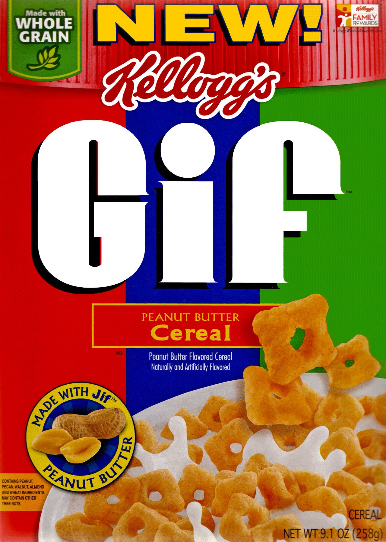 Unwrapping Tumblr — GIF/Jif Cereal: The hard-G pronunciation softens...