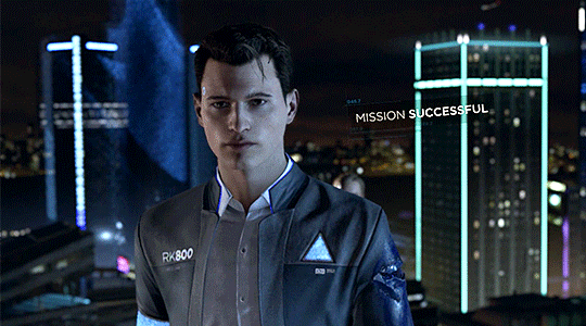 Detroit Become Human - Connor walking away Mission Successful