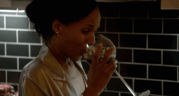 i finally got my hands on the olivia pope wine glass🤭🥰 iykyk