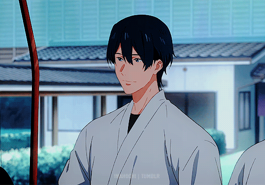 Takigawa, Masaki - Tsurune. OMG his hair