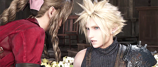 ianime0 | Final Fantasy VII Remake | Cloud and Aerith meet...