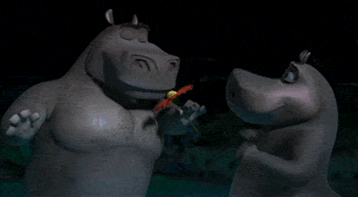 Happy Hump Day Madagascar Hippo Fictional Character GIF