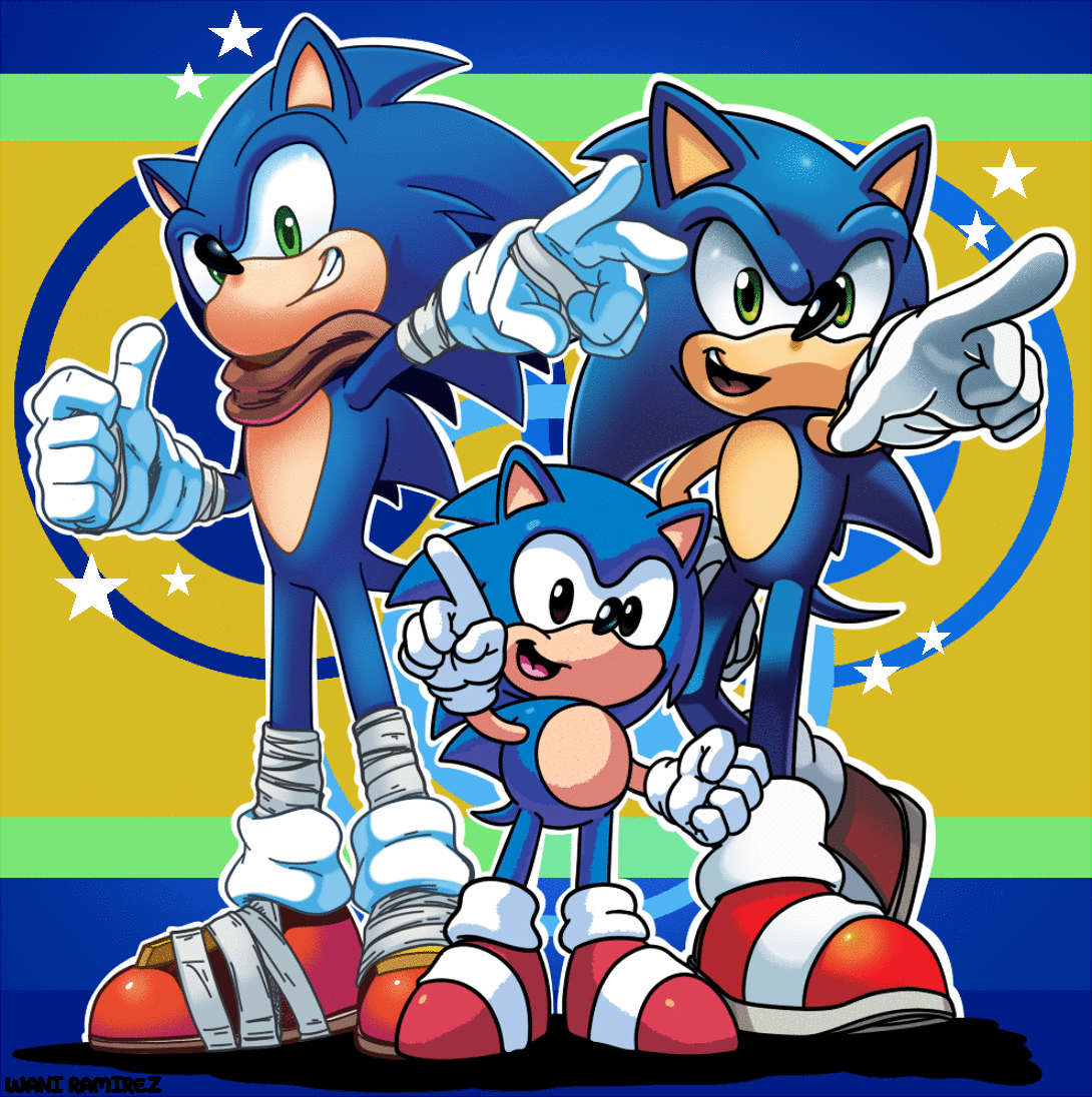 Sonic the Hedgehog Art by waniramirez
