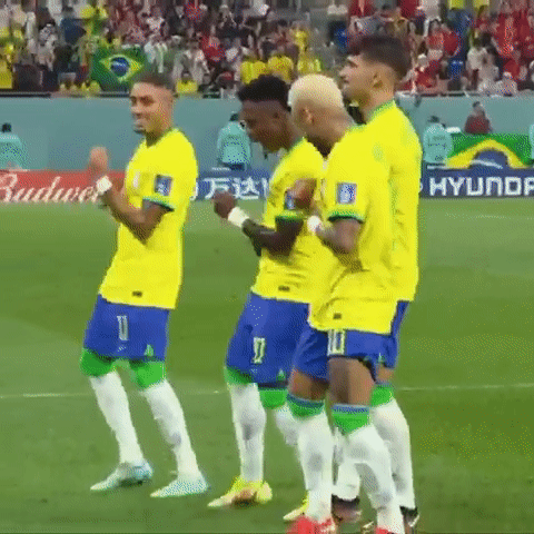 Vinicius Jr, Raphinha, Lucas Paqueta and Neymar