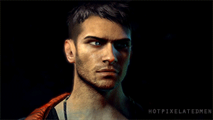 hot pixelated men — Neckbeard Dante with Tattoo requested