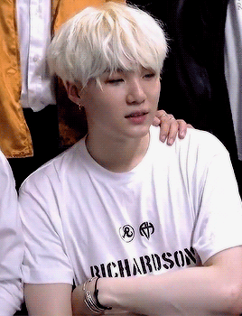 be a sweetie like suga. it's free & it's nice. — Bts reactions: P3gging ...