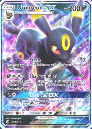 Umbreon-GX (80/149), Busca de Cards