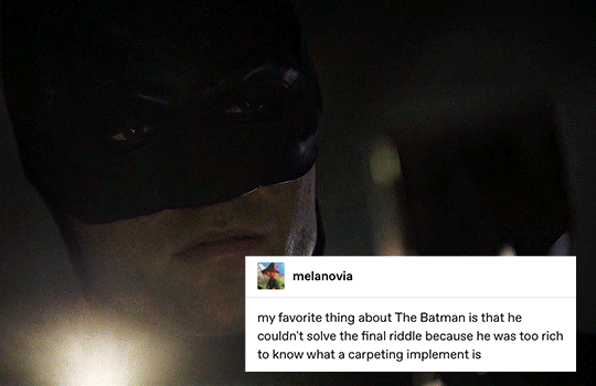 love having a canon url : chrrispine: THE BATMAN (2022) + Tumblr Reactions