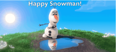 Put me in Summer and I'll be a… Happy Snowman! – It's A Great Blog After All