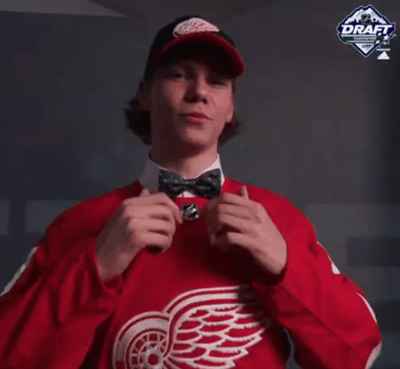 oh tumby/fanny pack & stache defense squad — hockeytown-gifs: Welcome, Moritz  Seider! NHL