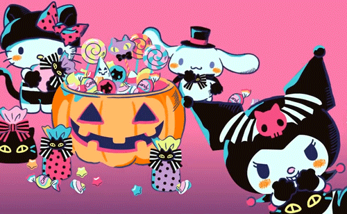 Halloween with Sanrio – Cookies and Wallpaper – kaoani