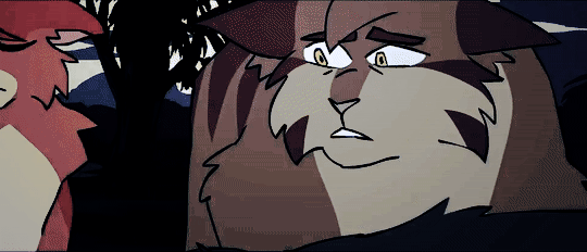 warriors cat stuff — here's a badly looping ashfur gif from something