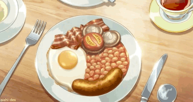 Satisfying Anime Food Anime Breakfast GIF