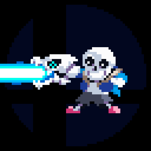 Sprite-Accurate Sans GFX [Super Smash Bros. Crusade] [Mods]